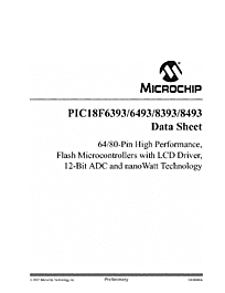 DataSheet PIC18F8393 pdf